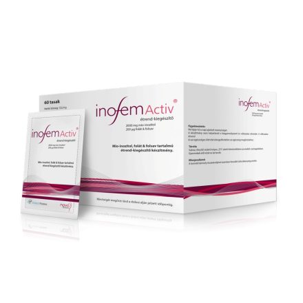 Inofem Activ inozitol, folát és folsav tartalmú étrend-kiegészítő (1 doboz) 60 tasak