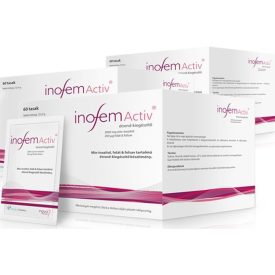   Inofem Activ inozitol, folát és folsav tartalmú étrend-kiegészítő (12 doboz) 720 tasak kedvezményes csomag